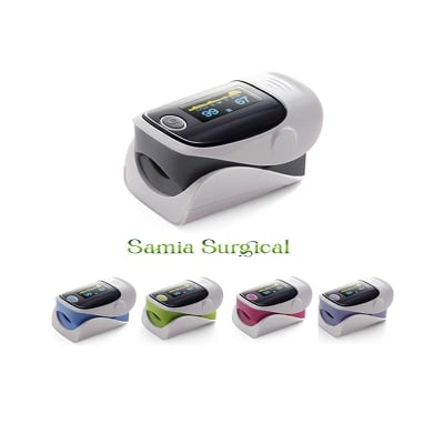 Picture of Oximeter Finger Clip Oximeter Finger Pulse Monitor Oxy Saturation Monitor Heart Rate Meter