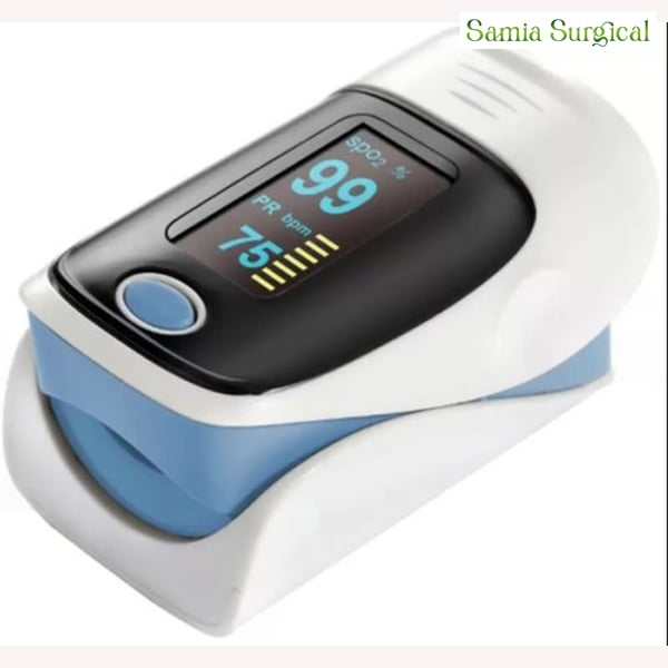 Picture of Oximeter Finger Clip Oximeter Finger Pulse Monitor Oxy Saturation Monitor Heart Rate Meter