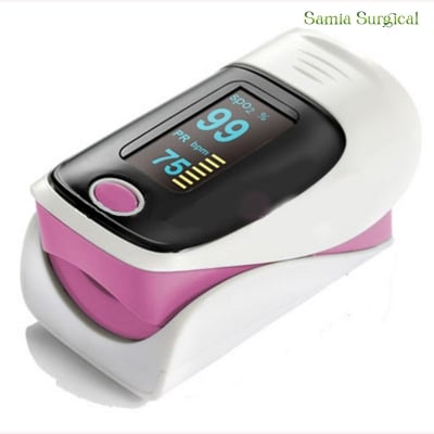 Picture of Oximeter Finger Clip Oximeter Finger Pulse Monitor Oxy Saturation Monitor Heart Rate Meter