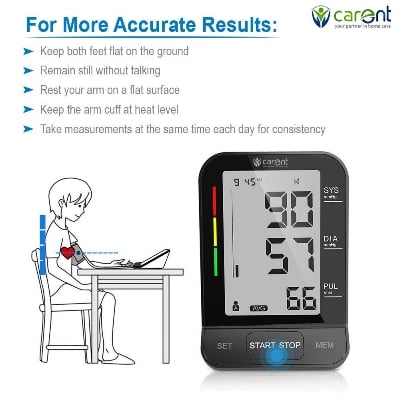 Picture of FOCAL Automatic Digital Blood Pressure Monitor BP Machine for Home and Regular use  Accurate Results  Large Display  5 years Warranty  CE & ISO Certified (B51)