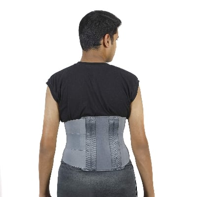 Picture of Lumbar Sacro Corset premium Support LS Waist Belt for Men/Women Lower Back Pain Relief w/Dual Adjustable Straps