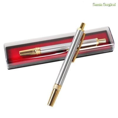 Picture of 1pcs Stainless Steel Lancet Point Massager Pen Bloodletting Pen Massage Needle Holder For Hijama