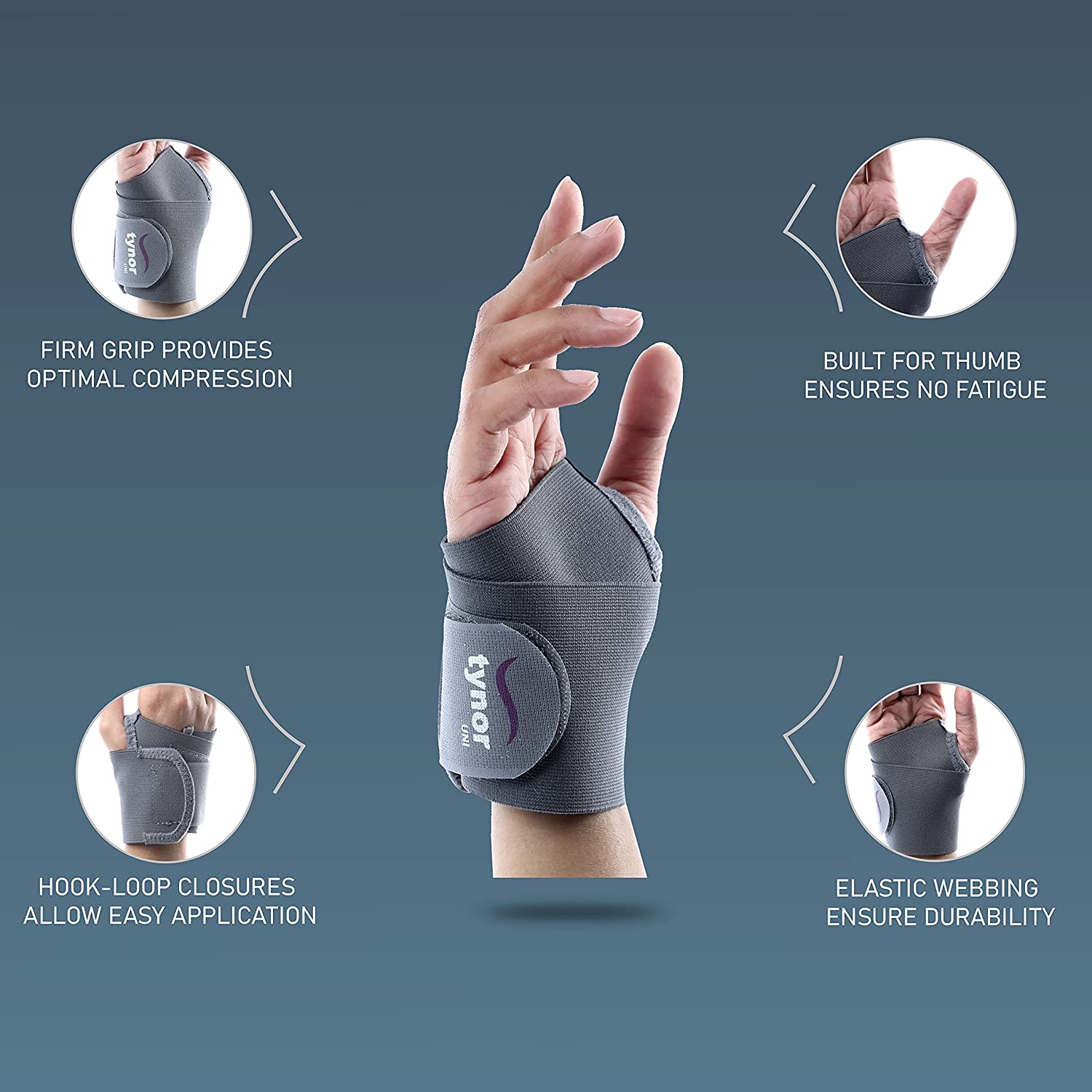 Picture of Tynor Wrist Brace with Thumb
