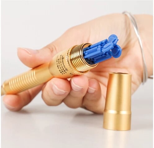 Picture of Stainless steel lancing pen lancet point pen hijama cupping bloodletting pen acupuncture massage 3Pin