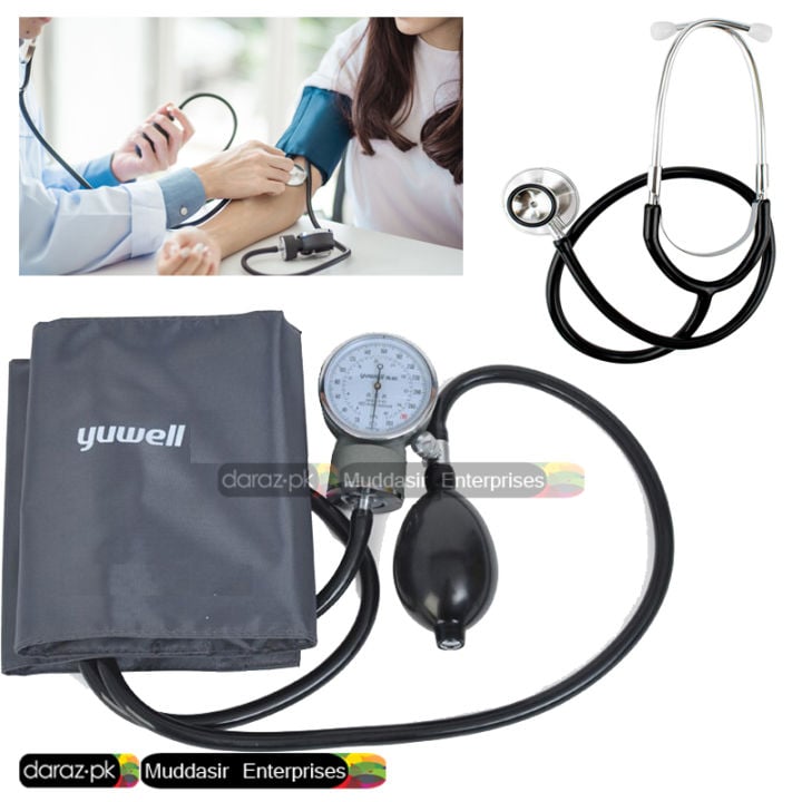 Picture of yuwell aneroid sphygmomanometer manual sphygmomanometer blood pressure monitors manual watches blood pressure meter - Grey