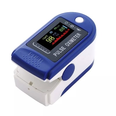 Picture of Pulse Oximeter Fingertip SpO2 Heart Rate Monitor with Battery