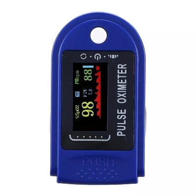 Picture of Pulse Oximeter Fingertip SpO2 Heart Rate Monitor with Battery