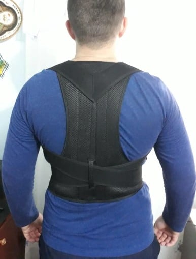 Picture of Aptoco Posture Corrector Back Posture Brace Clavicle Support Stop Slouching and Hunching Adjustable Back Trainer