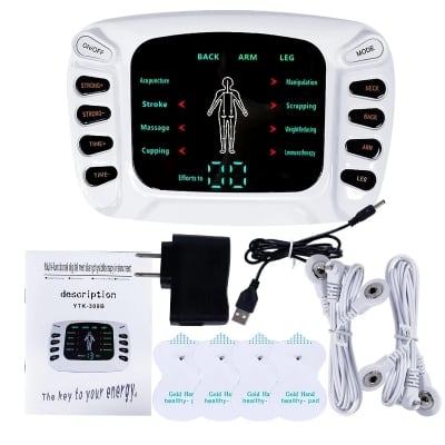 Picture of Healthy Care Full Body Tens Acupuncture Electric Therapy Massager Meridian Physiotherapy Muscle Stimulator Apparatus Slimming