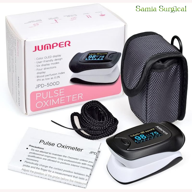 Picture of Jumper 500D (OLED Version) Fingertip Pulse Oximeter - Hand