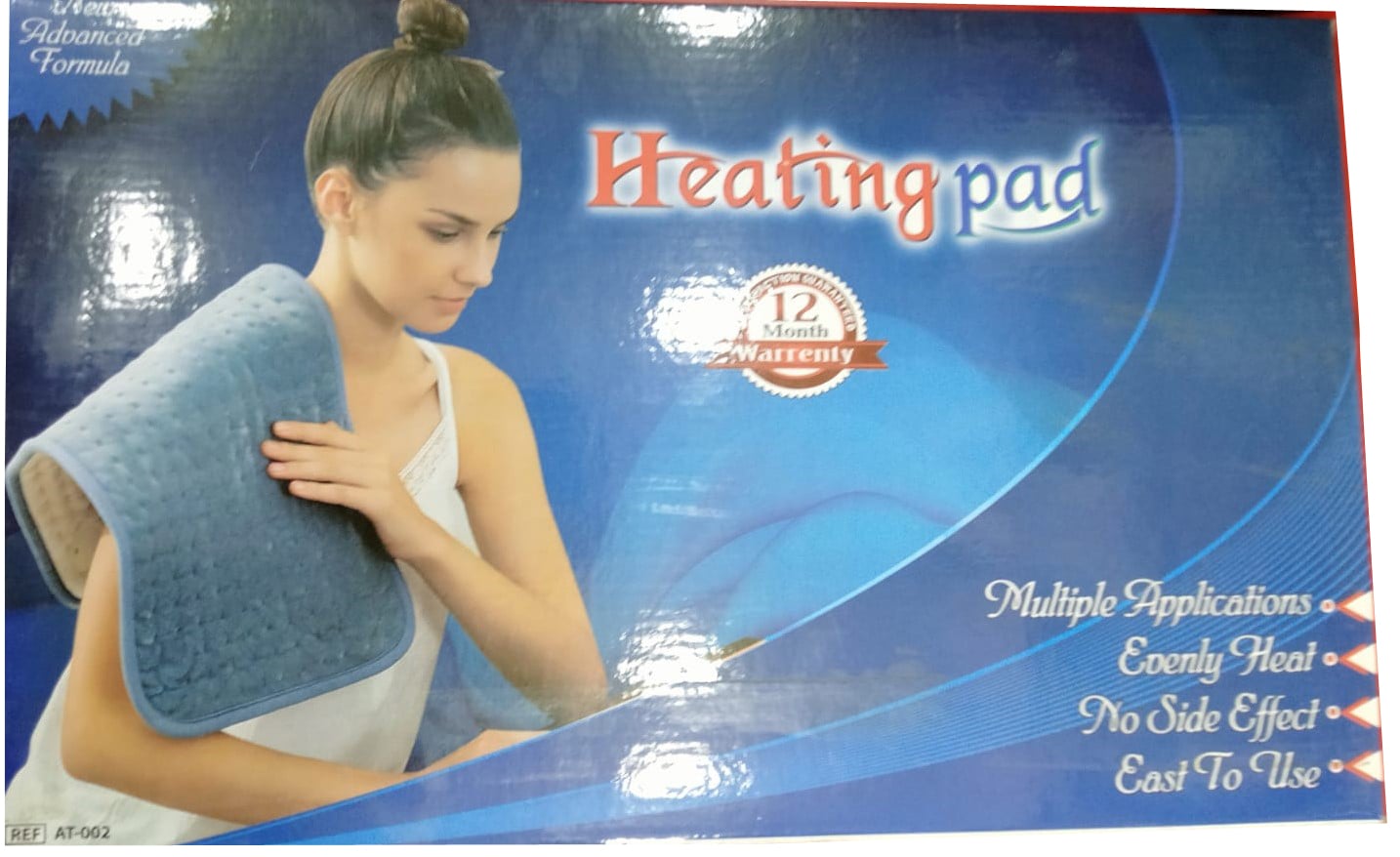 Picture of AT-EX Heat Therapy Orthopaedic Pain Reliever Electric Heating Pad for Joints, Muscle, Back, Leg, Shoulder, Knee, Neck (with Auto Temperature Controller)