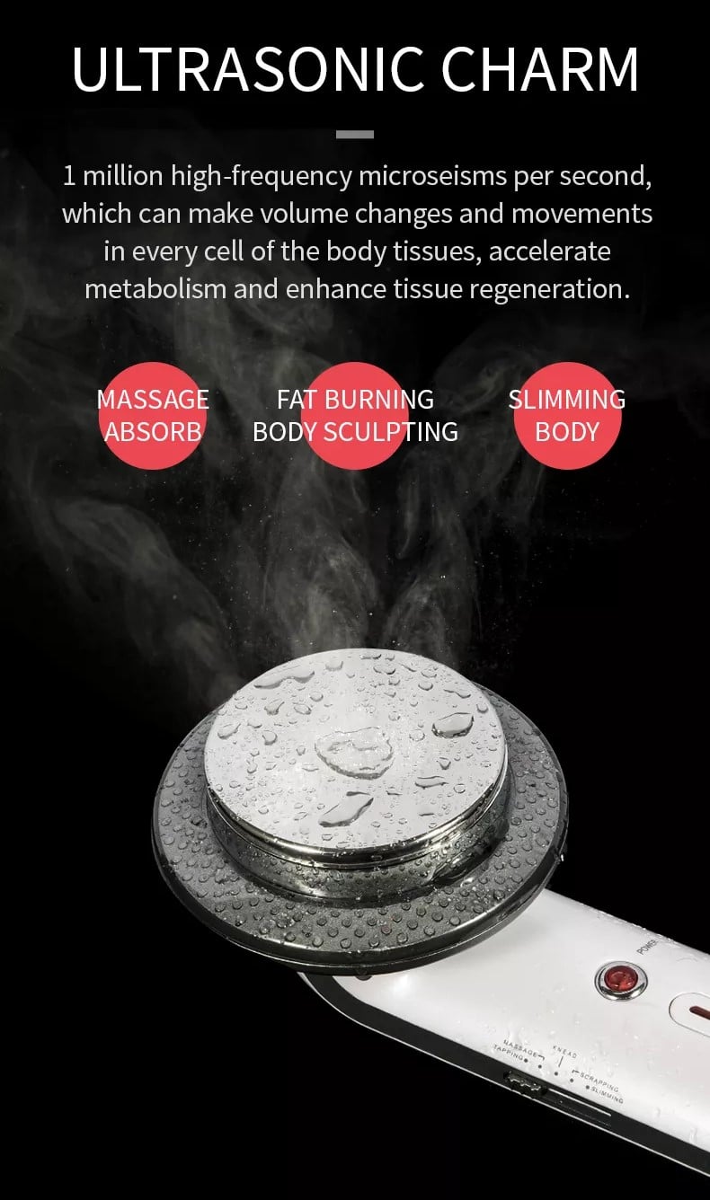 Picture of Ultrasound Cavitation EMS Body Slimming Fat Barning Weight Loss Infrared Ultrasonic Wave Therapy Beauty Body Slimming Machine
