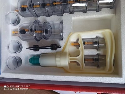 Picture of 32 Vacuum Cups Chinese Medicine Magnet Therapy Cupping Set Acupuncture Massager hijama