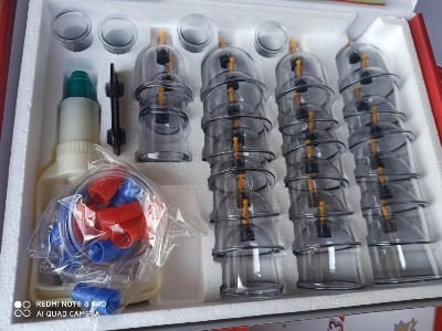 Picture of 32 Vacuum Cups Chinese Medicine Magnet Therapy Cupping Set Acupuncture Massager hijama