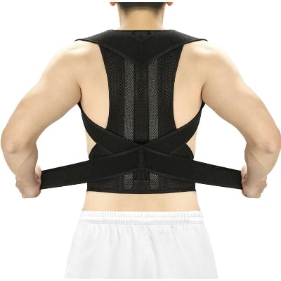 Picture of Aptoco Posture Corrector Back Posture Brace Clavicle Support Stop Slouching and Hunching Adjustable Back Trainer