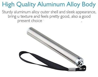 Picture of 2 Pack-Camping, Doctor, Dentist, Travel Led Flashlight Pocket Medical Torch Light with Convex Cree Led