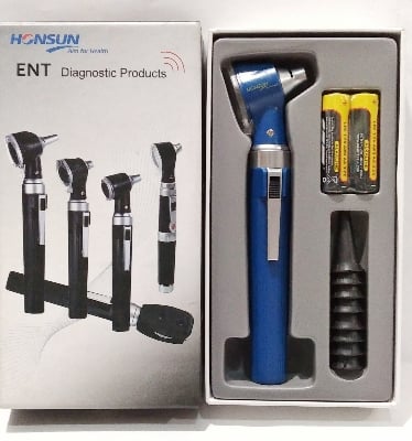 Picture of Otoscope (LED - White Light) Auriscope with Battery Handle, Pocket Scope (Premium Quality) for Doctors & Students
