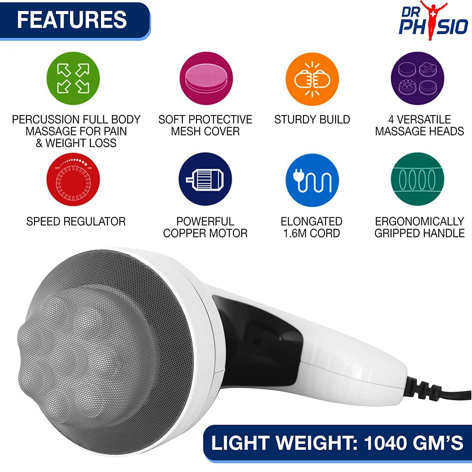Picture of Electric Full Body Massager For Pain Relief of Back, Leg & Foot