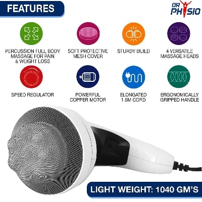 Picture of Electric Full Body Massager For Pain Relief of Back, Leg & Foot