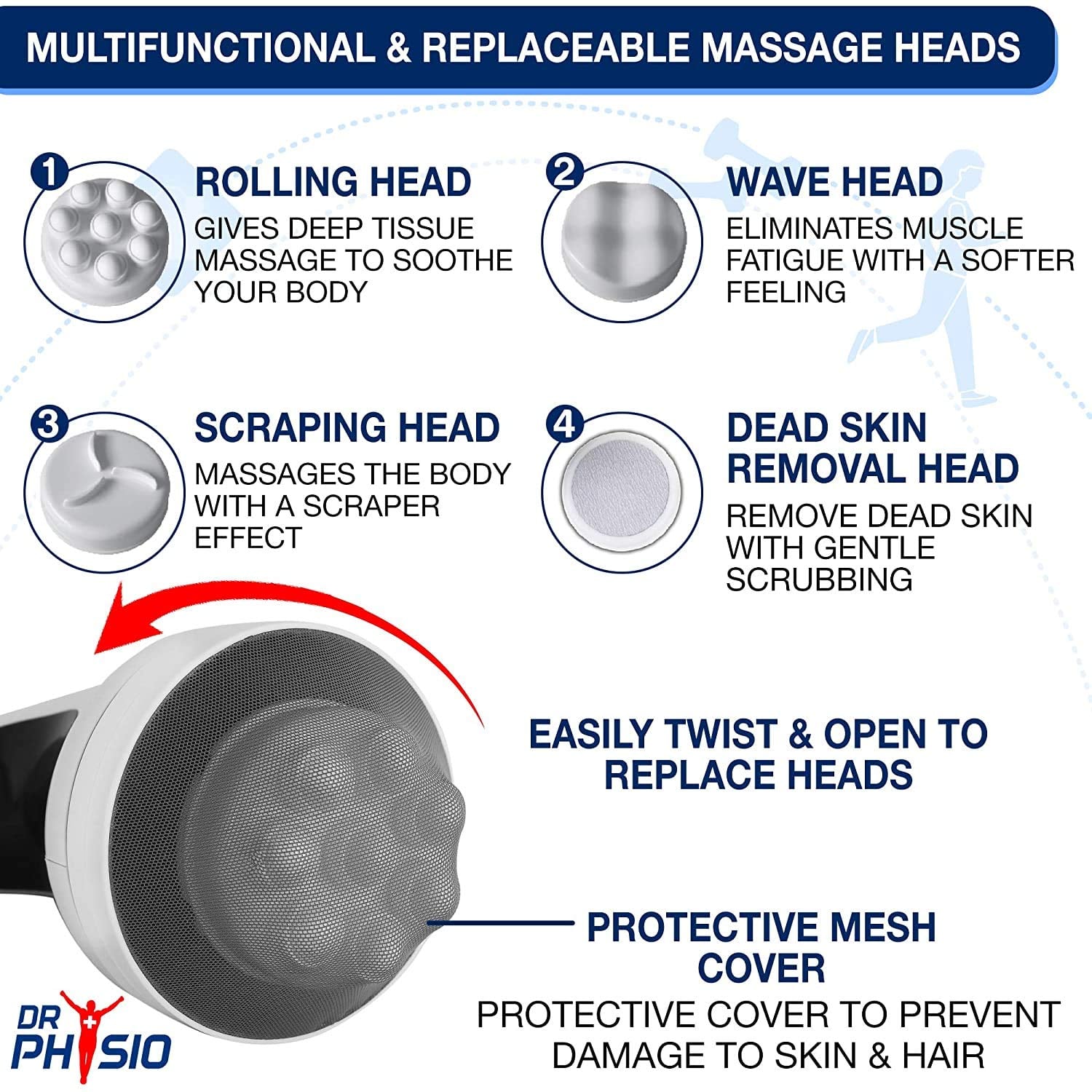Picture of Electric Full Body Massager For Pain Relief of Back, Leg & Foot