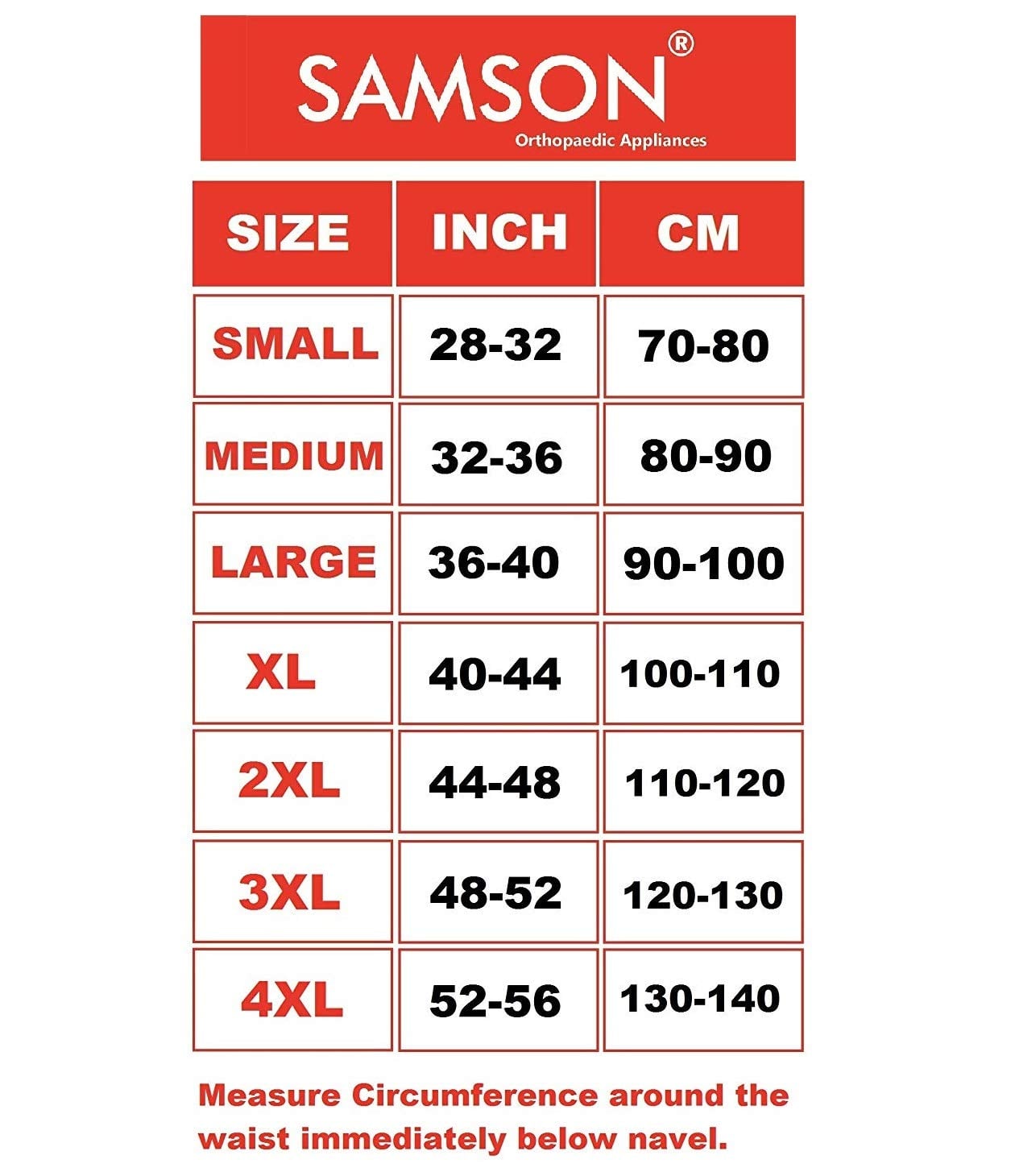Picture of Samson Orthotics Contoured Lumbo Sacral LS Support Belt Spinal, Acute and Chronic Lower Back Pain, Spondylosis, Osteoporosis, Slip Disc, Post Disketomy Care for Women and Men