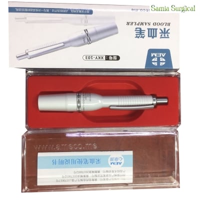 Picture of Stainless steel lancing pen lancet point pen hijama cupping bloodletting pen acupuncture massage 3Pin
