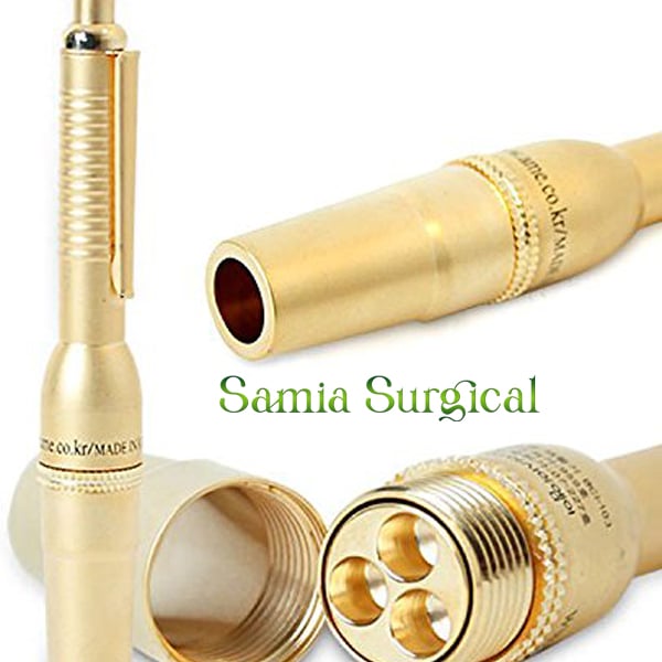 Picture of Stainless steel lancing pen lancet point pen hijama cupping bloodletting pen acupuncture massage 3Pin