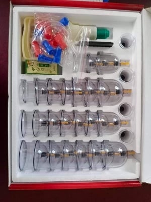 Picture of 32 Vacuum Cups Chinese Medicine Magnet Therapy Cupping Set Acupuncture Massager hijama