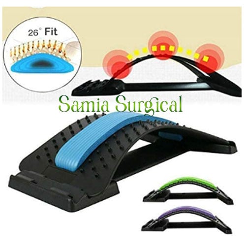 Picture of Lumbar Back Pain Relief Device, Lumbar Back Stretcher, for Lower and Upper Back Massager and Support,Lumbar Support for Office Chair (BACK TOOL, Black)