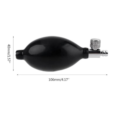 Picture of Blood Pressure Monitor Inflation Pump Latex Bulb with Twist Air Release Valve