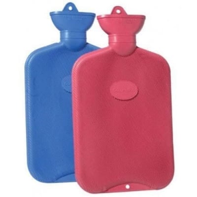 Picture of Coronation 1.5 Litres Leakproof Rubber Hot Water Bottle for Pain Relief One Side Ribbed (Backpain, Neckpain, Stomachpain)