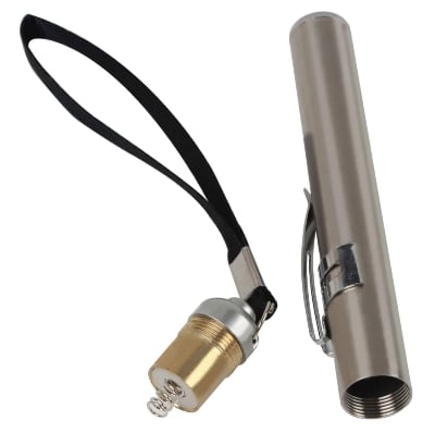 Picture of Magicwand Round Moon Shaped Light Aluminium Alloy Torch with Convex CREE Led
