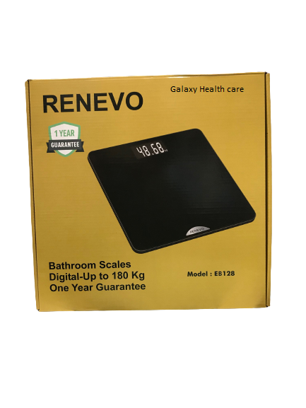 Picture of RENEVO Digital Body Weight Bathroom Scale with Step-On Technology, High Precision Measurements
