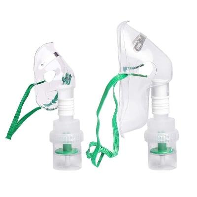 Picture of Nebulizer Mask With Adult And Child Mouth Piece With Tubing 1pcs - Mouth