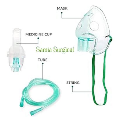 Picture of Nebulizer Mask With Adult And Child Mouth Piece With Tubing 1pcs - Mouth