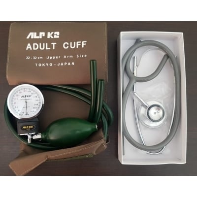 Picture of ALP-k2-Blood-Pressure-Machine-with-stethoscope