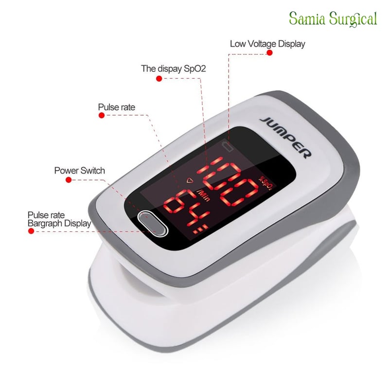 Picture of Jumper JPD-500E (LED Version) Fingertip Pulse Oximeter Orgina - Hand