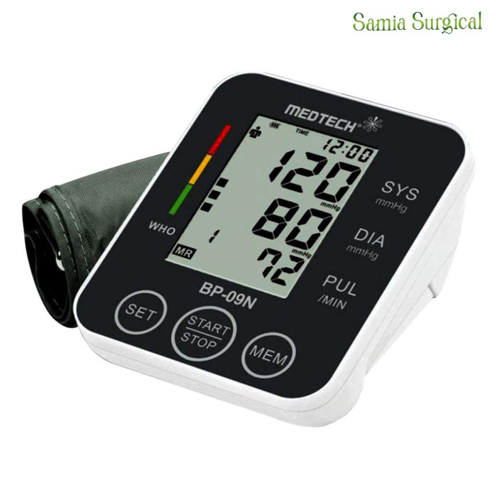 Picture of DIGITAL BLOOD PRESSURE MONITOR MEDTECH-BP09N