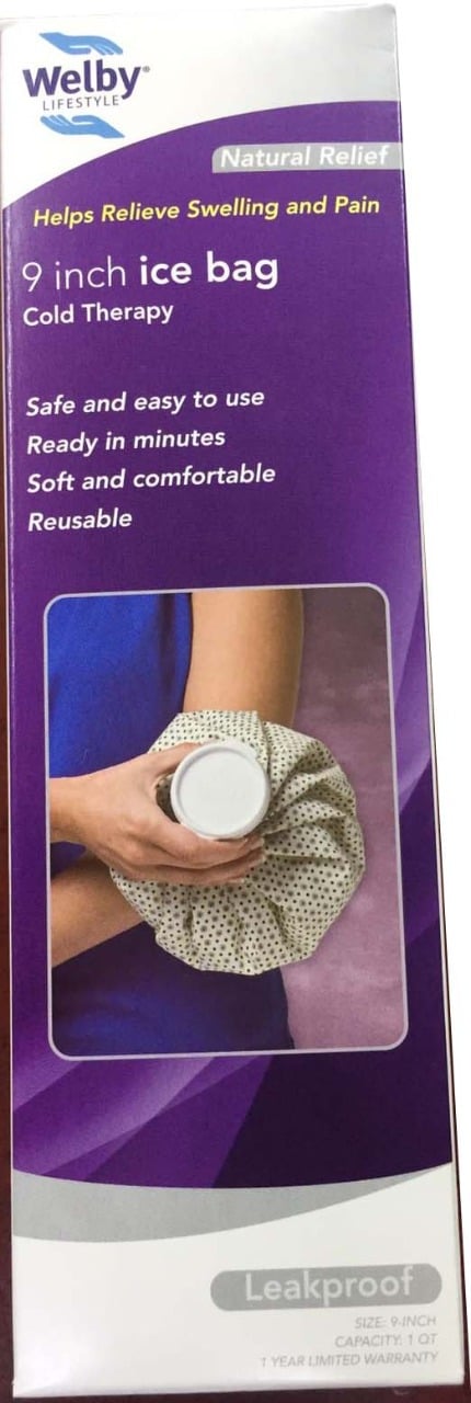 Picture of Welby English Type Ice Cap Reusable cold therapy Ice Bag 9 Inch