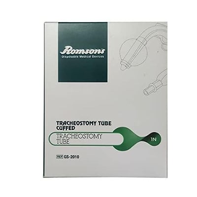 Picture of Tracheostomy Tube Cuffed Romsons (Cuffed)