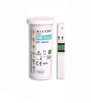 Picture of ACCU CHEK ACTIVE STRIPS 50 PCS