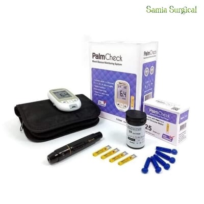 Picture of Palm Check Glucometer With Better Accuracy - Hand