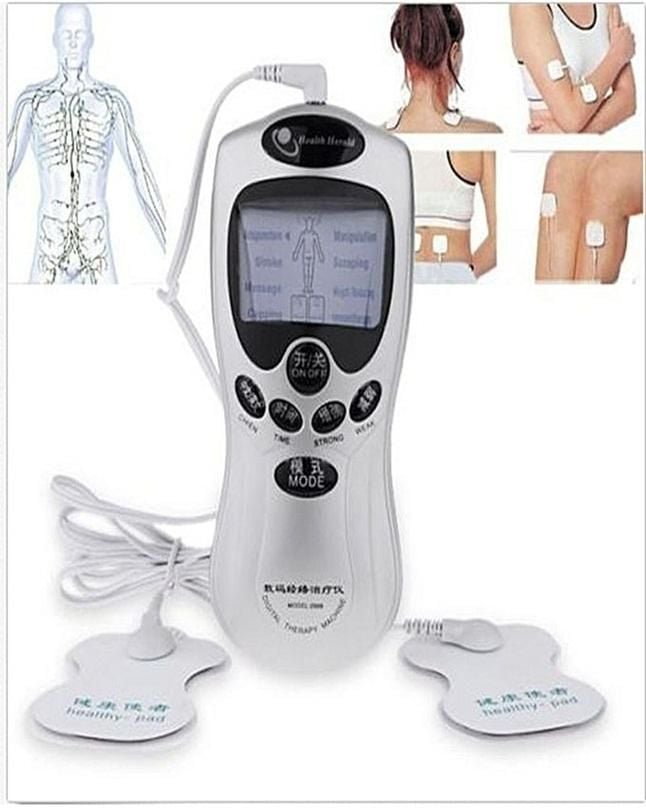 Picture of 8 mode EMS Electric herald Tens Machine Acupuncture Body Massage Digital Therapy Massager Muscle Stimulator Electrostimulator