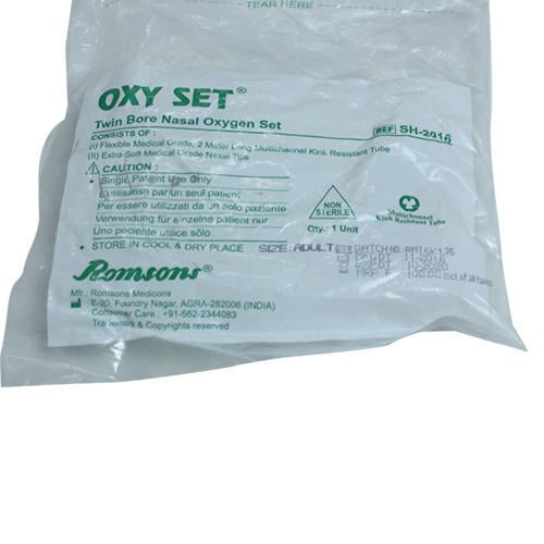 Picture of Romsons Oxy Set Twin Bore Neo Nasal Oxygen Set Adult And Child