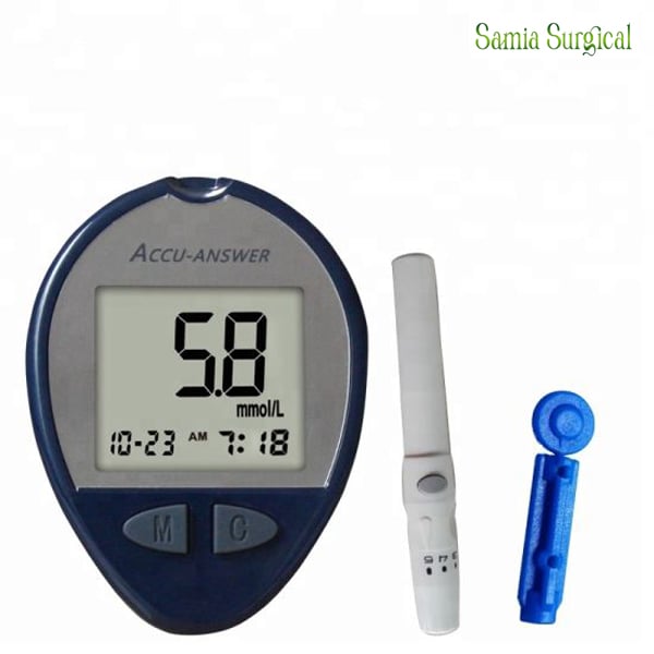 Picture of Digital ACCU-Answer Blood Glucose meter With 10Pcs Strip