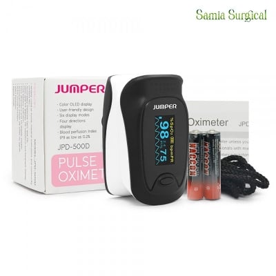 Picture of Jumper Fingertip Pulse Oximeter JPD-500D - Hand