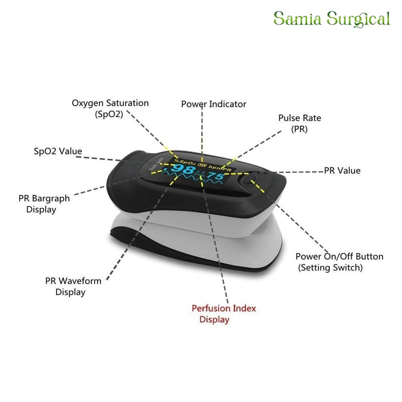 Picture of Jumper Fingertip Pulse Oximeter JPD-500D - Hand