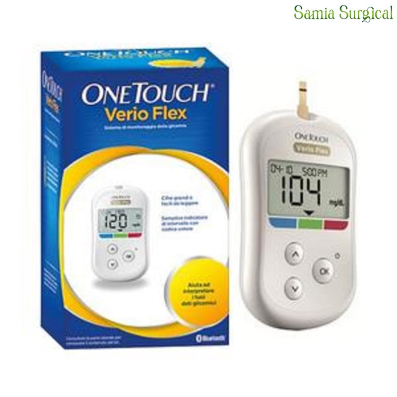 Picture of OneTouch Verio Flex Blood Glucose Test Meter - Hand