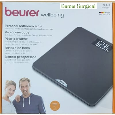 Picture of beurer Weight Scale DigitalPS Black-PS240