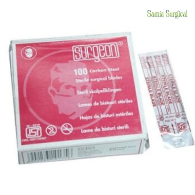 Picture of Surgean Surgical Bp Blade 1box, Size,10,11,12,15,20,21